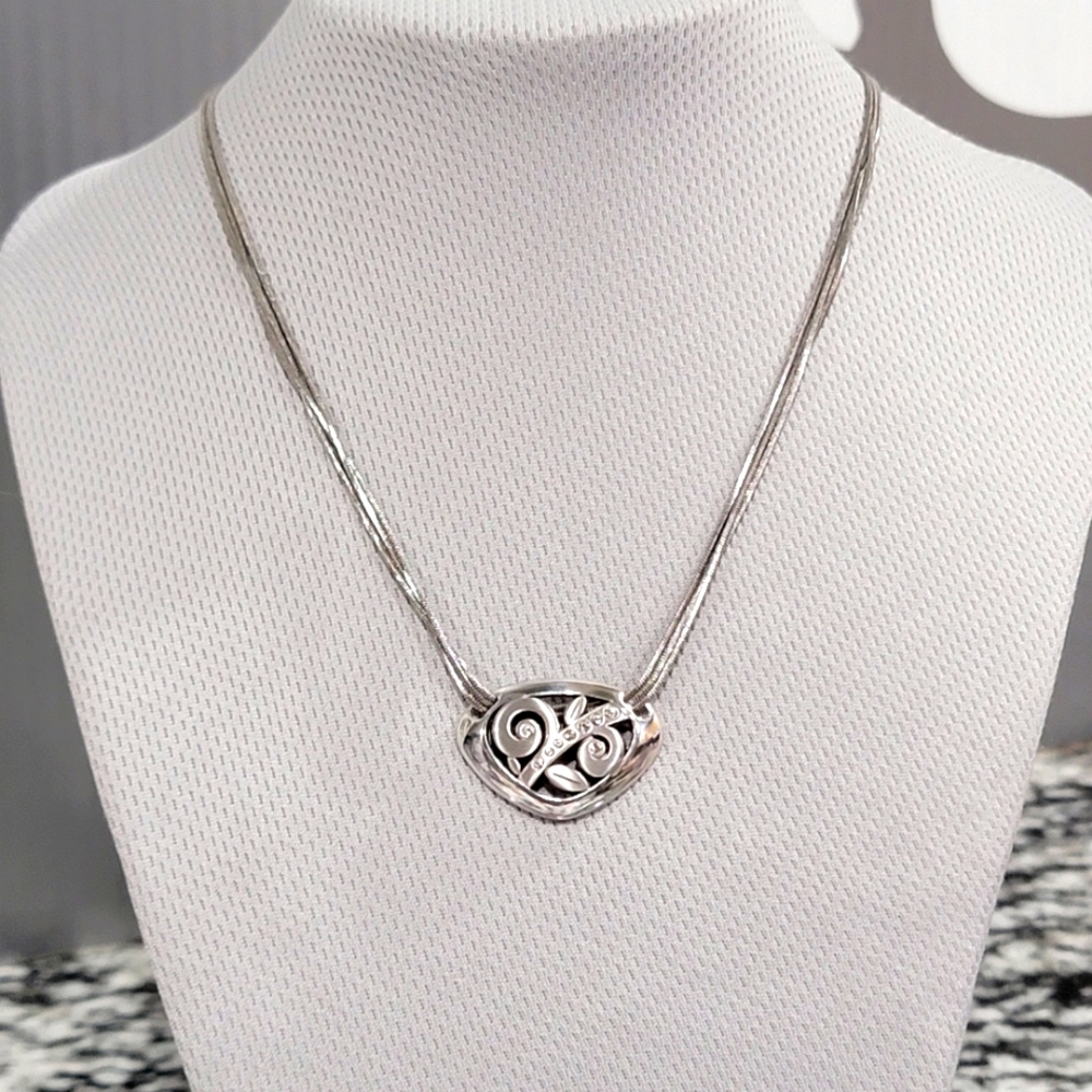 BRIGHTON EVE'S DELIGHT 3 STRAND PENDENT NECKLACE NWOT
